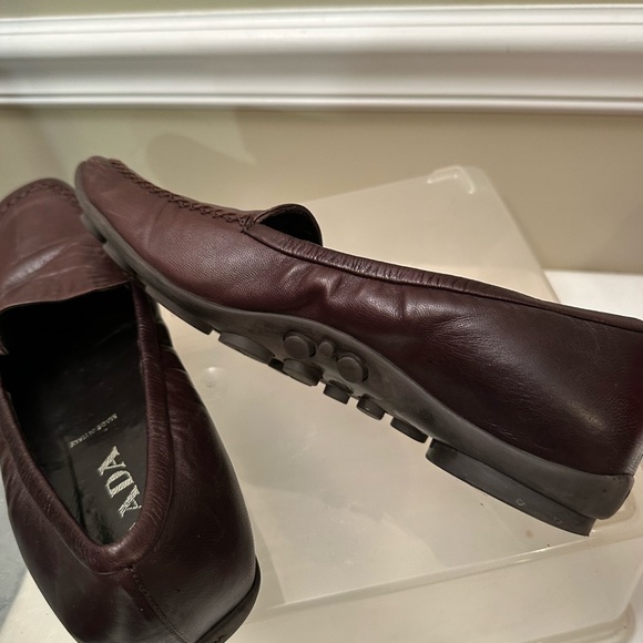 PRADA vintage brown leather loafer with rubber soles see pic. - Picture 4 of 5